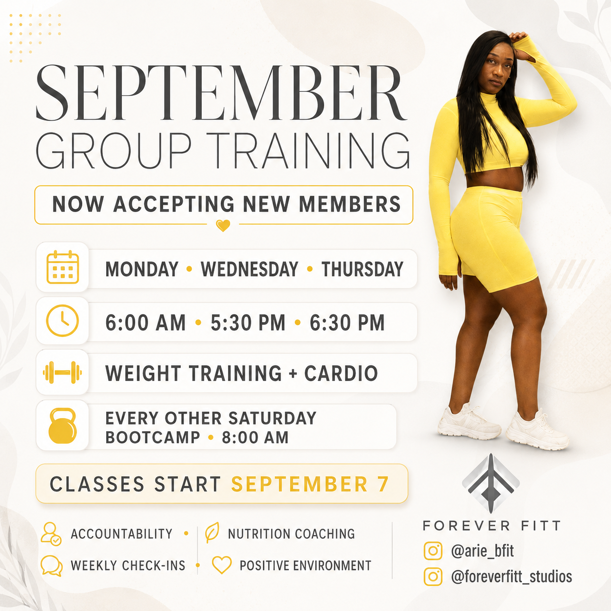 September Group Training